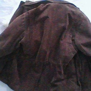 Suede Winter coat